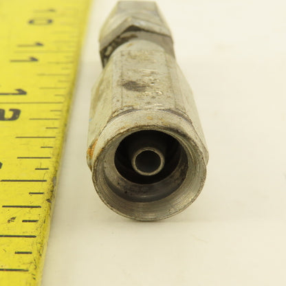 Parker 3/16" ID No Skive Hose x (-4) 7/16-24 Female Swivel Hydraulic Fitting