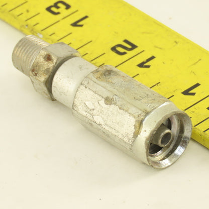 Parker 3/16" ID No Skive Hose x (-4) 7/16-24 Male Straight Hydraulic Fitting