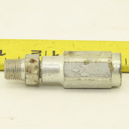Parker 3/16" ID No Skive Hose x (-4) 7/16-24 Male Straight Hydraulic Fitting
