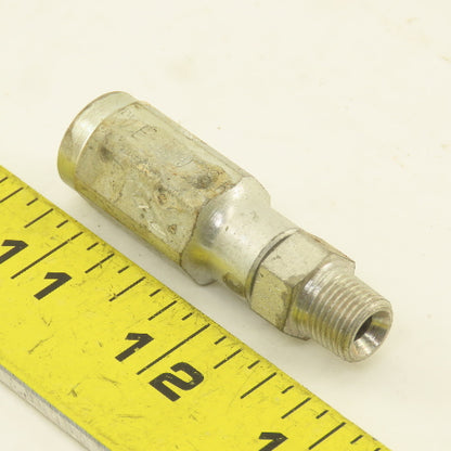 Parker 3/16" ID No Skive Hose x (-4) 7/16-24 Male Straight Hydraulic Fitting