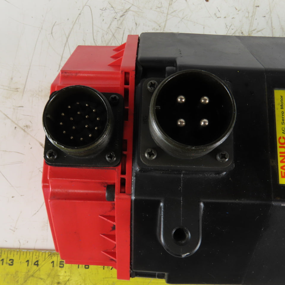Fanuc A06B-0166-B675 aM30/3000 AC Servo Motor 134V 133Hz 3Ph 2000RPM