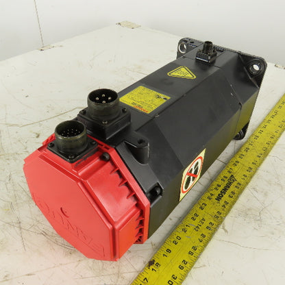Fanuc A06B-0166-B675 aM30/3000 AC Servo Motor 134V 133Hz 3Ph 2000RPM