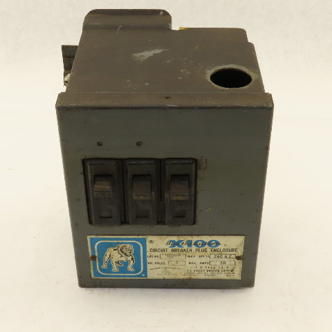 Bulldog Electric XEQ350 Bustribution X100 240VAC 50A Circuit Breaker Plug