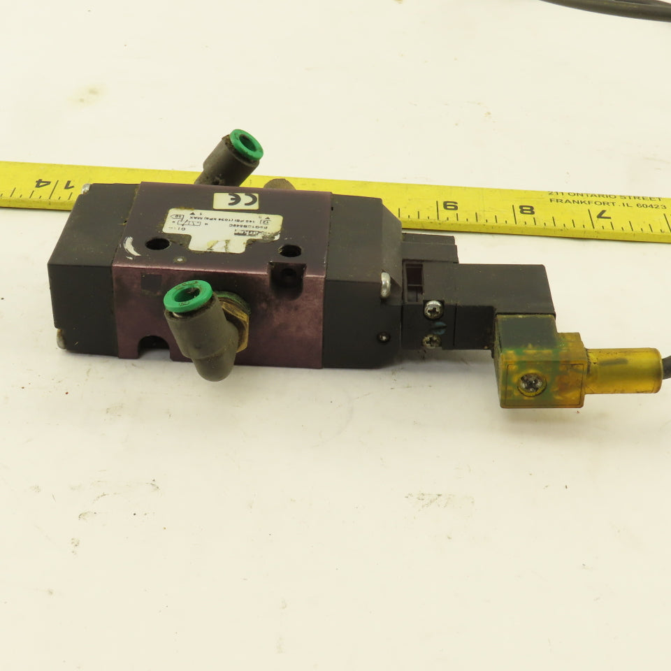 Parker B5G1BB549C 3/2 Position Pneumatic Directional Valve 24VDC Coil