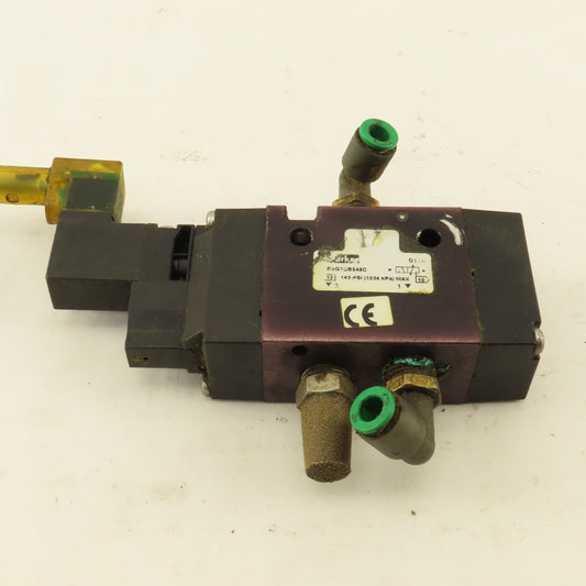 Parker B5G1BB549C 3/2 Position Pneumatic Directional Valve 24VDC Coil