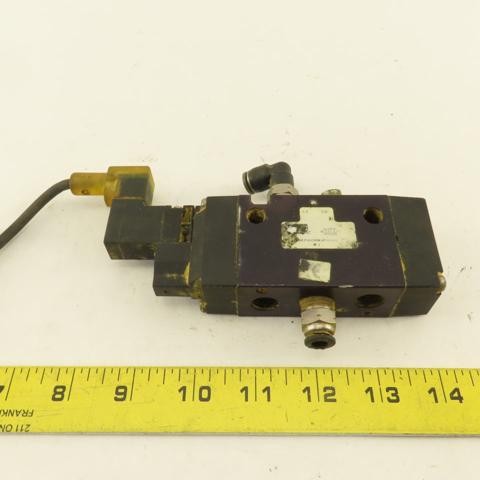 Parker 5/2 Position Pneumatic Directional Valve 24VDC Coil
