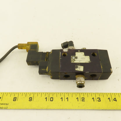 Parker 5/2 Position Pneumatic Directional Valve 24VDC Coil