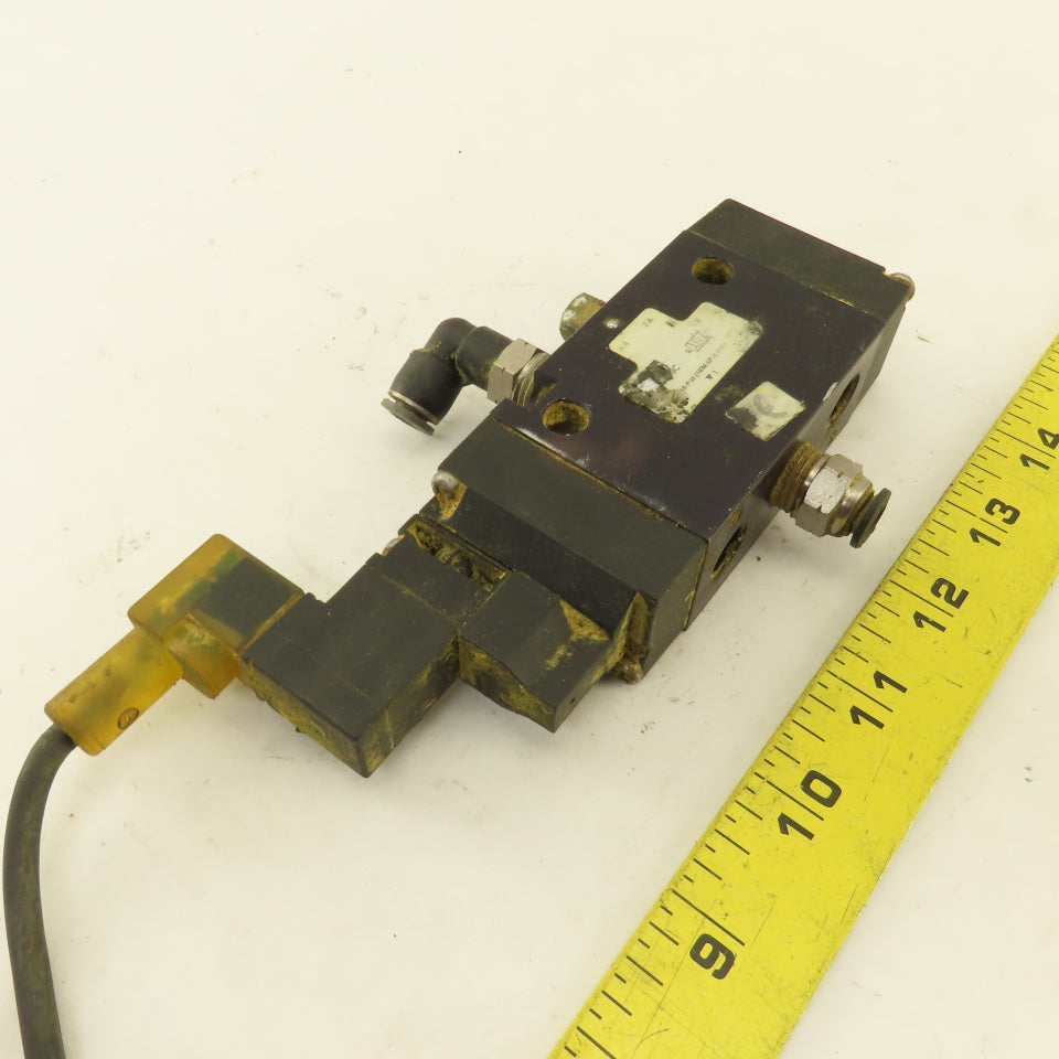 Parker 5/2 Position Pneumatic Directional Valve 24VDC Coil