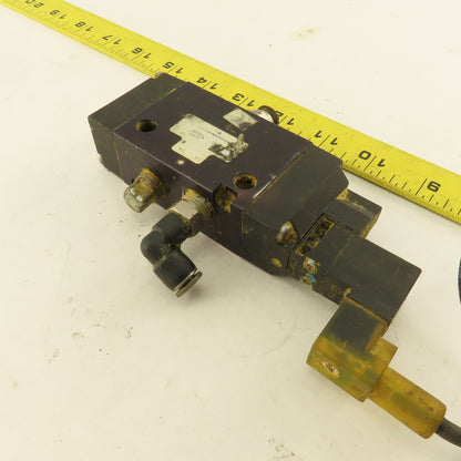 Parker 5/2 Position Pneumatic Directional Valve 24VDC Coil