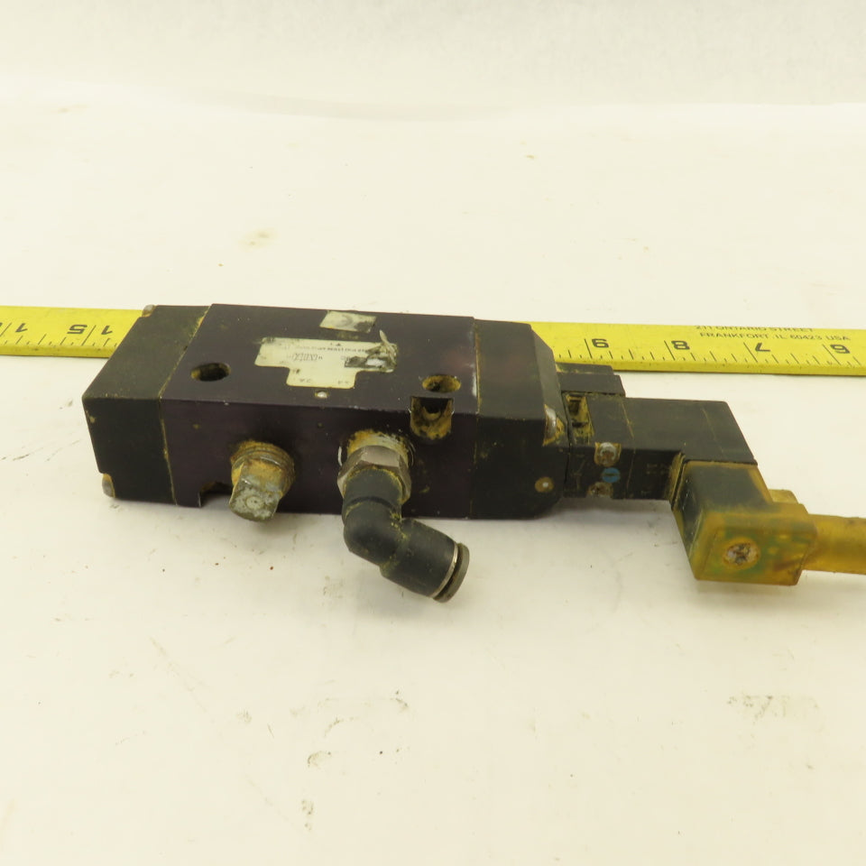 Parker 5/2 Position Pneumatic Directional Valve 24VDC Coil