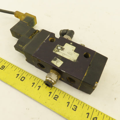 Parker 5/2 Position Pneumatic Directional Valve 24VDC Coil