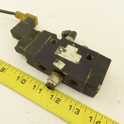 Parker 5/2 Position Pneumatic Directional Valve 24VDC Coil