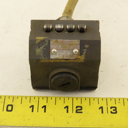Balluff B4 R08-40-11 Mechanical Multiple Position Limit Switch 4 Way
