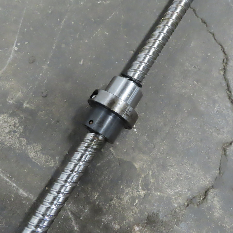 1-1/2" Diameter (2) Pitch Multiple Start Ball Screw & Nut Assembly 103"L