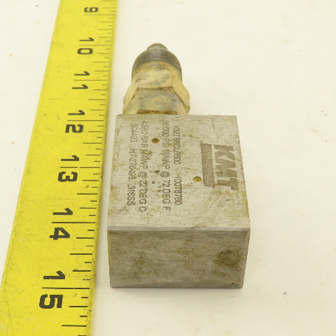 KMT 10078780 3/8" High Pressure Stainless Steel Elbow 66,000 PSI
