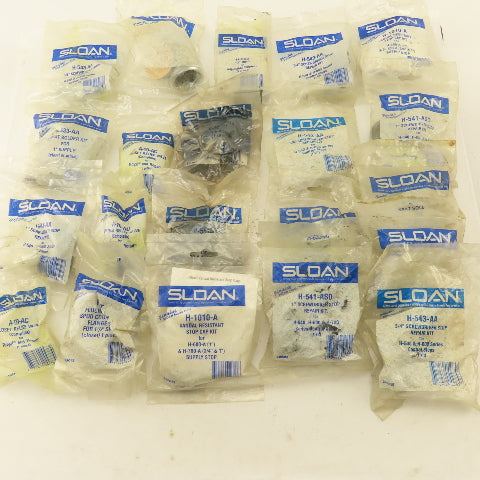 Slone H-540 & H-600 Urinal Toilet Flush Valve Repair See Description Lot Of 21