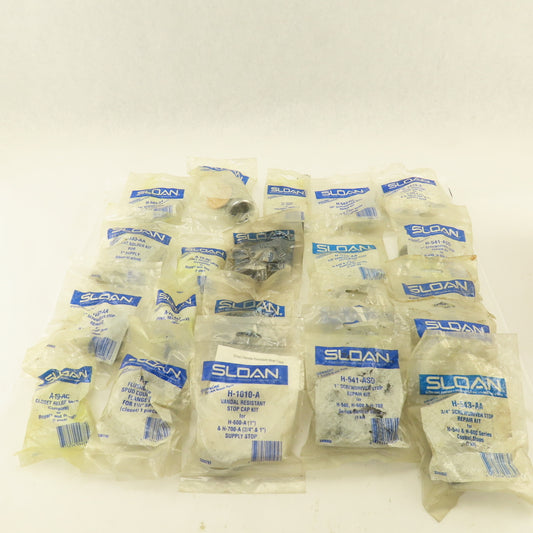 Slone H-540 & H-600 Urinal Toilet Flush Valve Repair See Description Lot Of 21