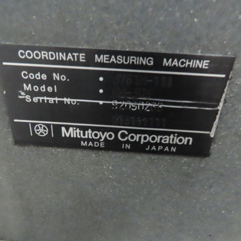 Mitutoyo BH-305 CMM 2 x12x16" Capacity W/Renishaw probe