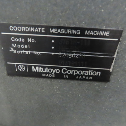 Mitutoyo BH-305 CMM 2 x12x16" Capacity W/Renishaw probe