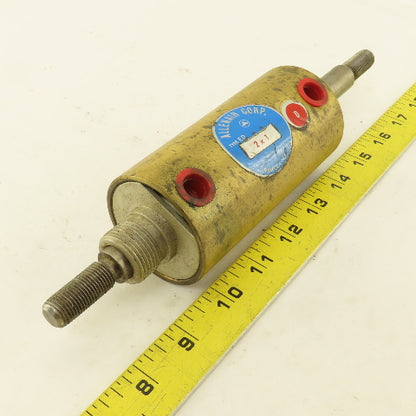 Allenair Corp ED 2x1 Pneumatic Cylinder 2" Bore 1" Double Ended Stroke