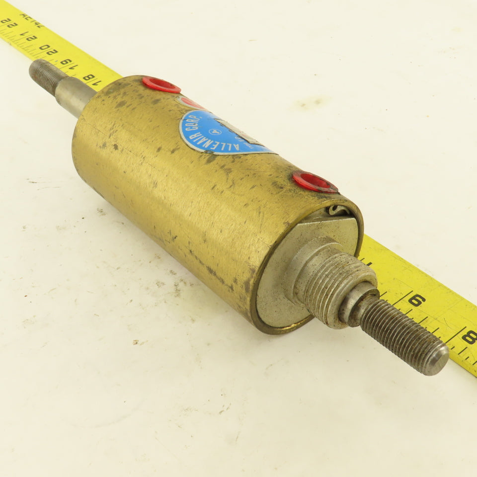 Allenair Corp ED 2x1 Pneumatic Cylinder 2" Bore 1" Double Ended Stroke