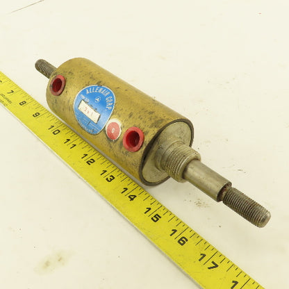 Allenair Corp ED 2x1 Pneumatic Cylinder 2" Bore 1" Double Ended Stroke