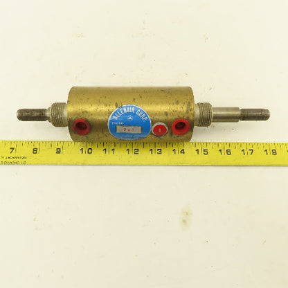 Allenair Corp ED 2x1 Pneumatic Cylinder 2" Bore 1" Double Ended Stroke