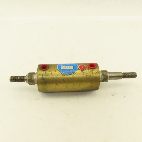 Allenair Corp ED 2x1 Pneumatic Cylinder 2" Bore 1" Double Ended Stroke