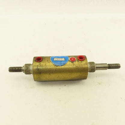 Allenair Corp ED 2x1 Pneumatic Cylinder 2" Bore 1" Double Ended Stroke