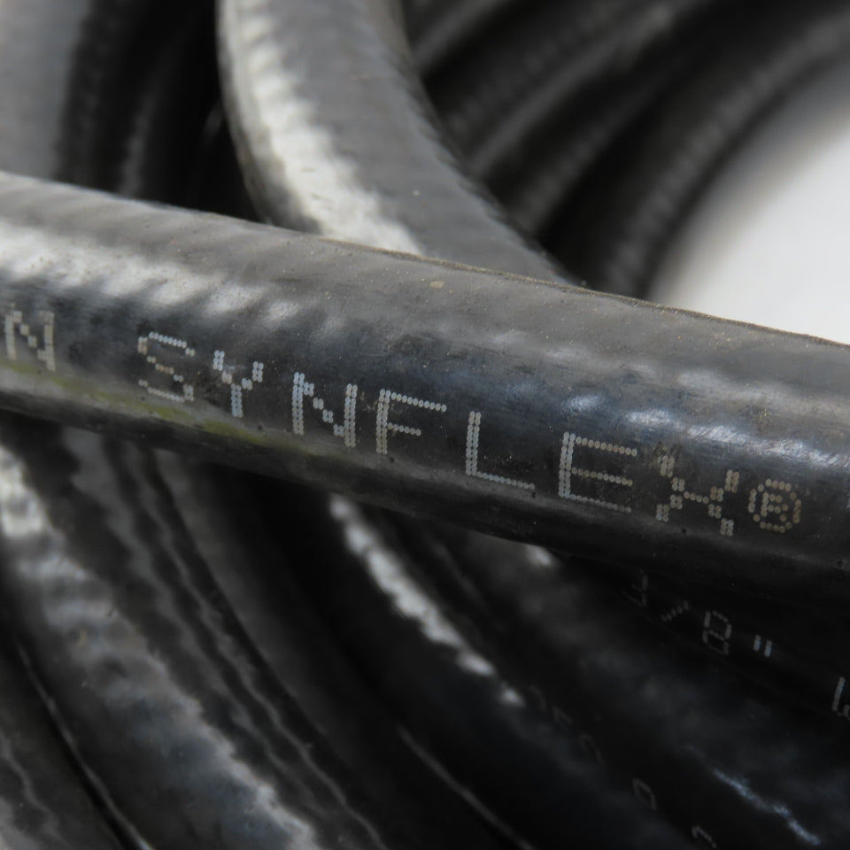 Eaton Synflex 3/8" 250PSI Low Pressure Gas Line 5/8-18 Male Swivel Ends 44'