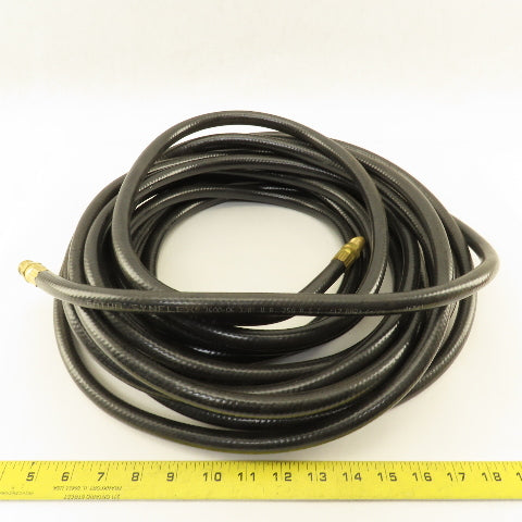 Eaton Synflex 3/8" 250PSI Low Pressure Gas Line 5/8-18 Male Swivel Ends 44'