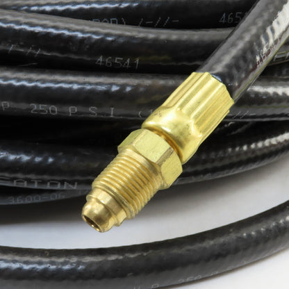 Eaton Synflex 3/8" 250PSI Low Pressure Gas Line 5/8-18 Male Swivel Ends 44'