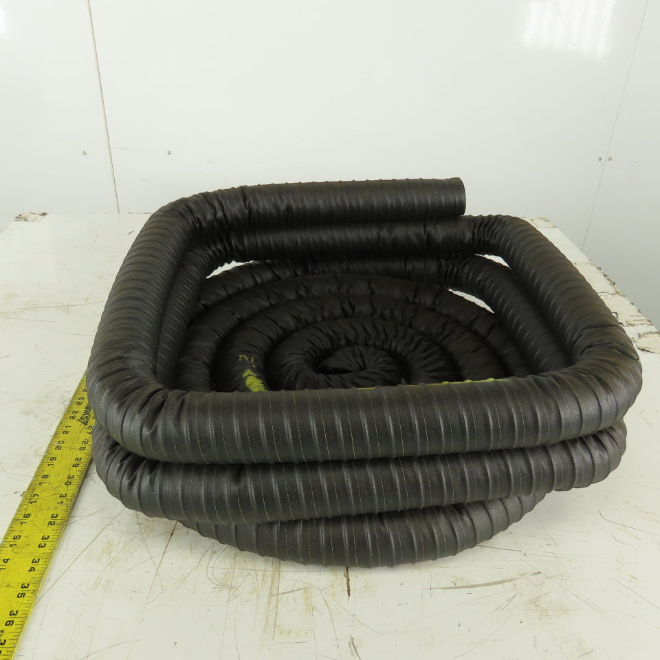 Hose Tec HTNP2-200X25 Neo-Duct 2" 30PSI Black Neoprene Ducting Hose 25'