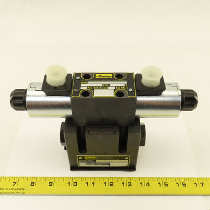 Parker D1VW004CNJW91XB023 Pilot Operated Hydraulic Valve 4 Way 2 Stage 24VDC