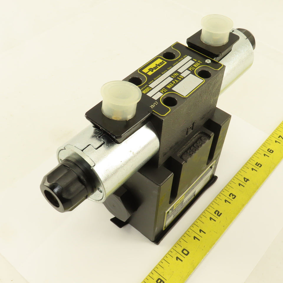 Parker D1VW004CNJW91XB023 Pilot Operated Hydraulic Valve 4 Way 2 Stage 24VDC