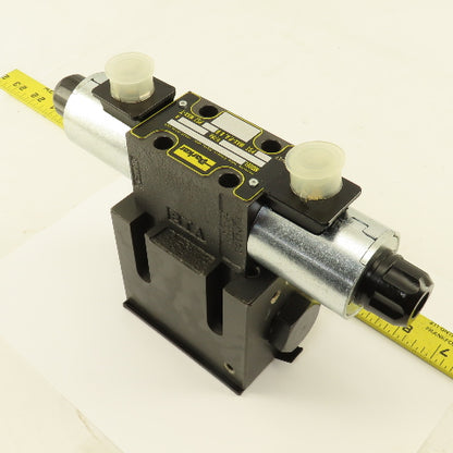 Parker D1VW004CNJW91XB023 Pilot Operated Hydraulic Valve 4 Way 2 Stage 24VDC