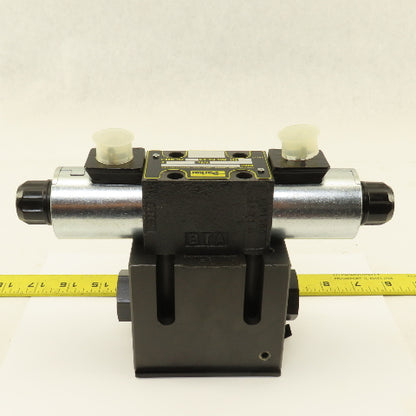 Parker D1VW004CNJW91XB023 Pilot Operated Hydraulic Valve 4 Way 2 Stage 24VDC