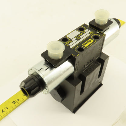 Parker D1VW004CNJW91XB023 Pilot Operated Hydraulic Valve 4 Way 2 Stage 24VDC