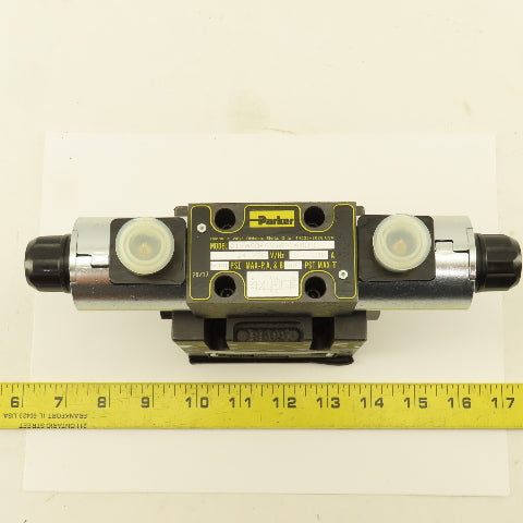 Parker D1VW004CNJW91XB023 Pilot Operated Hydraulic Valve 4 Way 2 Stage 24VDC