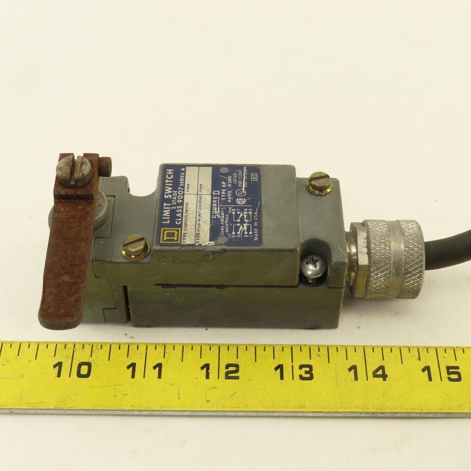 Square D C66B2 2 Stage Limit Switch 600V Rocker Arm