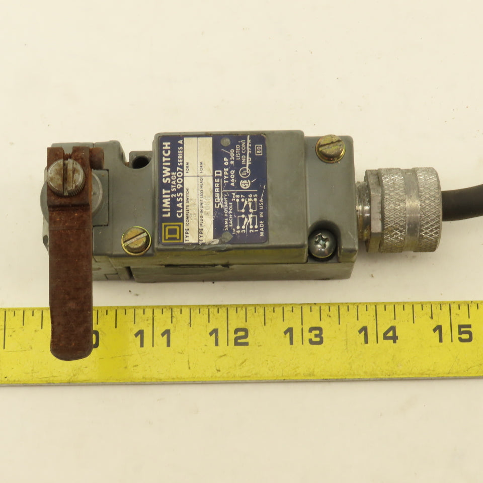 Square D C66B2 2 Stage Limit Switch 600V Rocker Arm