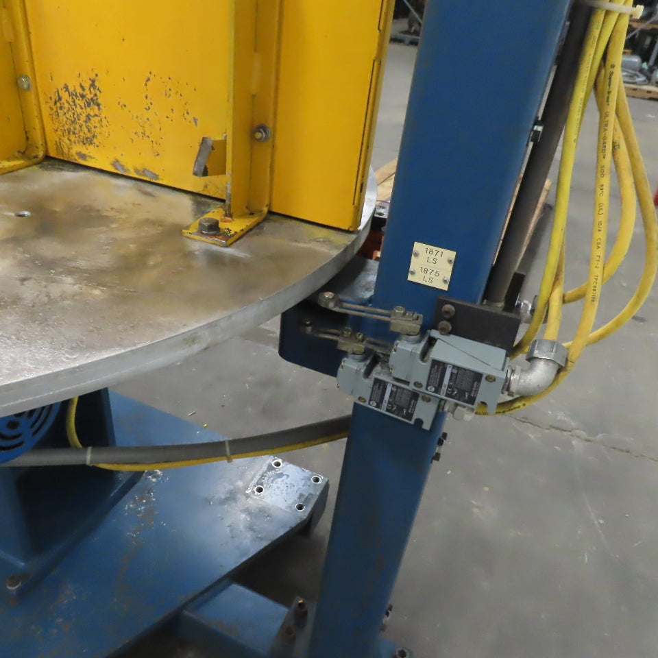 Robot Welder 48" Horizontal 180° Rotary Indexing Turn Table 90VDC