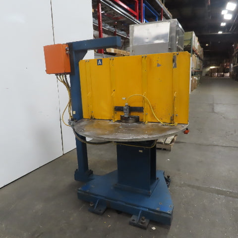 Robot Welder 48" Horizontal 180° Rotary Indexing Turn Table 90VDC