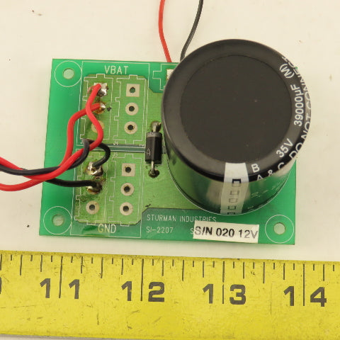 Sturman Industries SI-2207 35V 3000uF Capacitor Circuit Board
