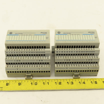 Allen Bradley 1794-1B16 Flex I/O 24VDC Sink 16 Point Input Module Lot Of 2