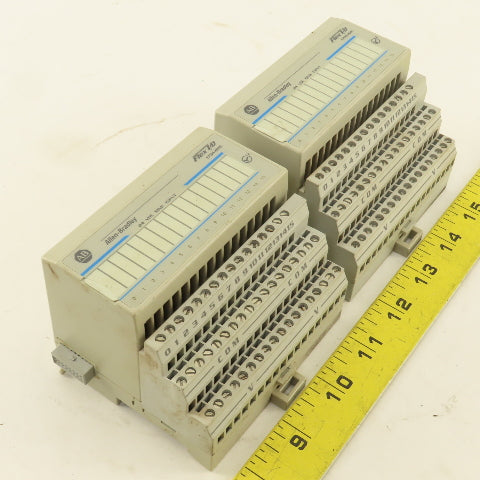 Allen Bradley 1794-1B16 Flex I/O 24VDC Sink 16 Point Input Module Lot Of 2