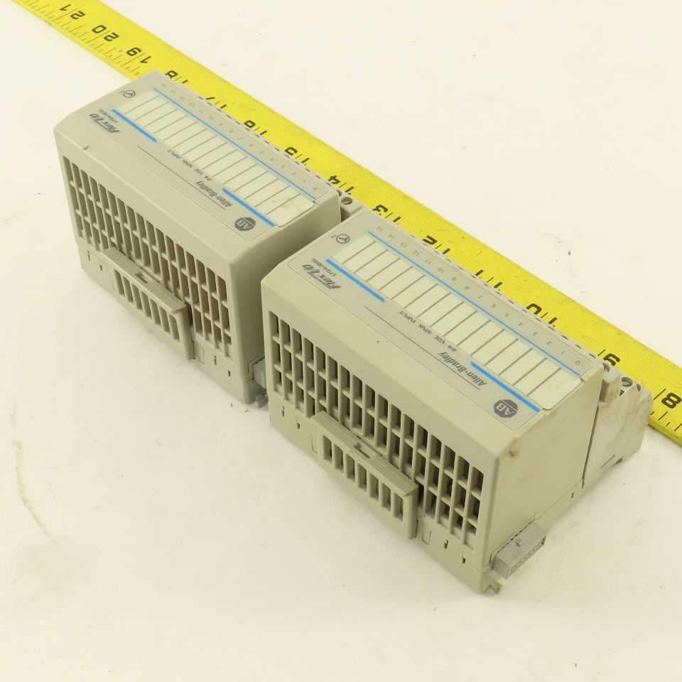 Allen Bradley 1794-1B16 Flex I/O 24VDC Sink 16 Point Input Module Lot Of 2