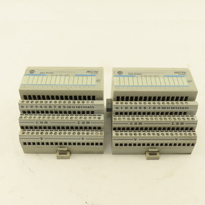 Allen Bradley 1794-1B16 Flex I/O 24VDC Sink 16 Point Input Module Lot Of 2