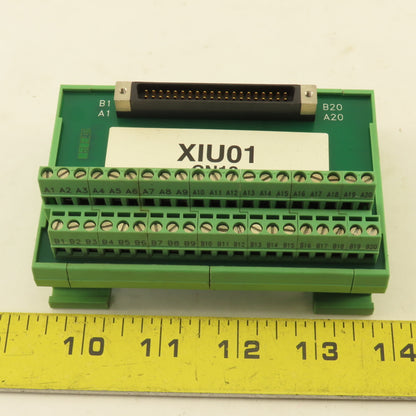 Phoenix Contact XIU01 40 Pin Serial Port Interface Module Terminal Block