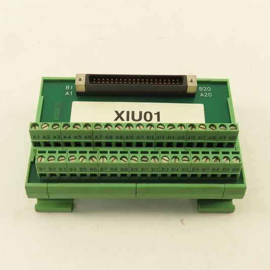 Phoenix Contact XIU01 40 Pin Serial Port Interface Module Terminal Block
